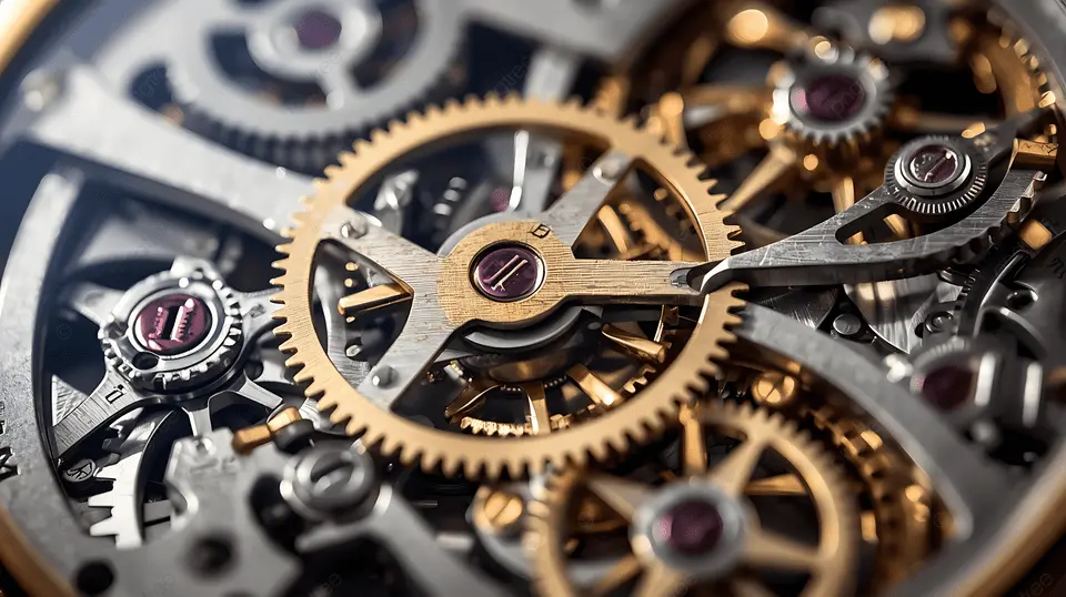 Saat Mekanizması Yakın Çekim